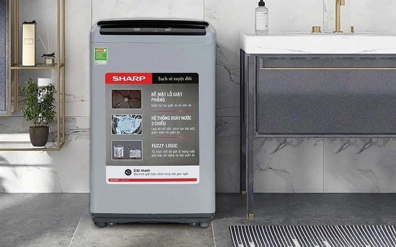Máy giặt Sharp phát mùi khét khi chạy ảnh 8