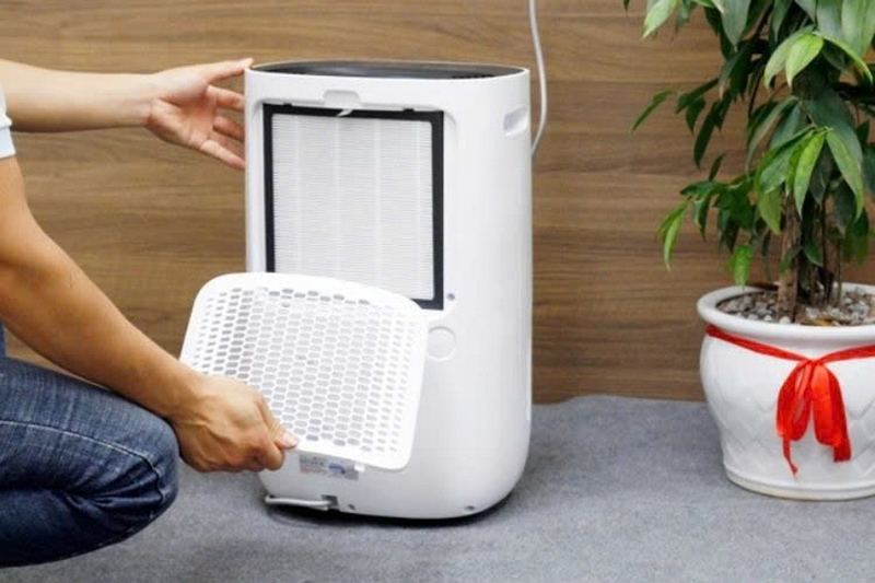 máy hút ẩm báo lỗi LO ảnh 2