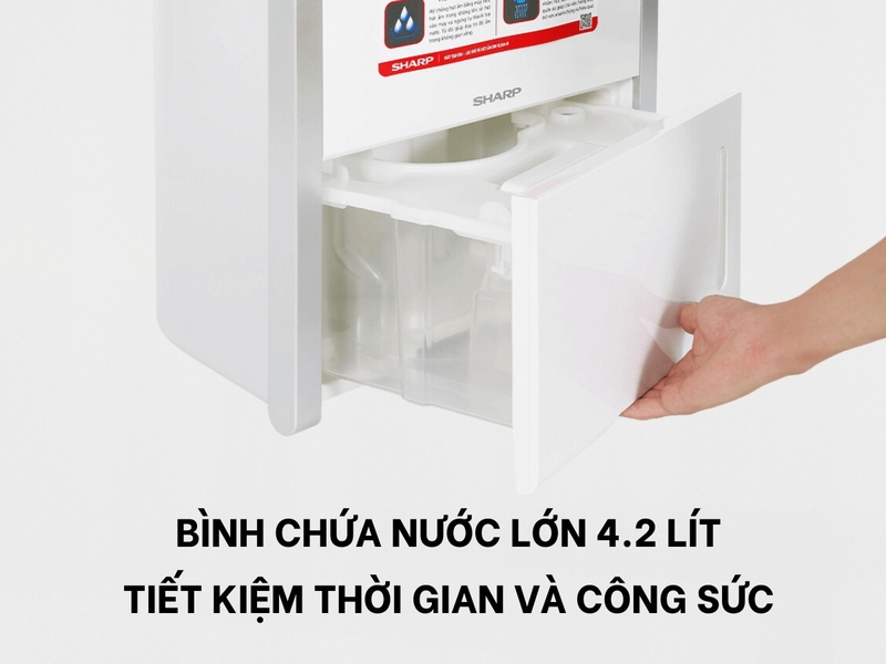 Đ&aacute;nh gi&aacute; m&aacute;y h&uacute;t ẩm Sharp DW-D20A-W 3