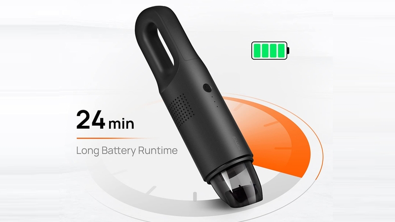 Nhớ sạc m&aacute;y h&uacute;t bụi 70mai trước khi cạn kiệt pin