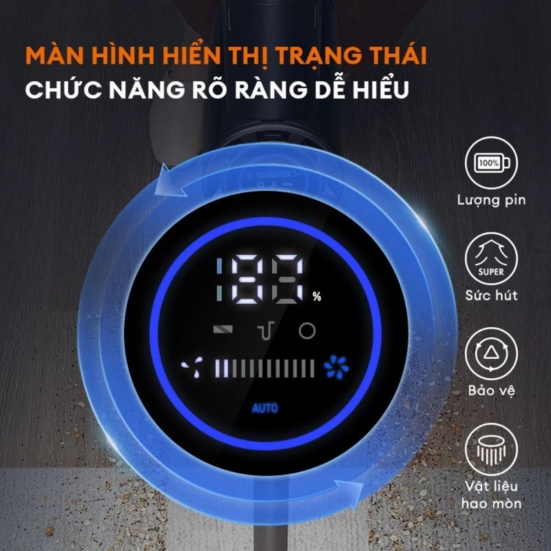 Gaabor GVCL-D10A Plus sở hữu màn hình LED hiện đại