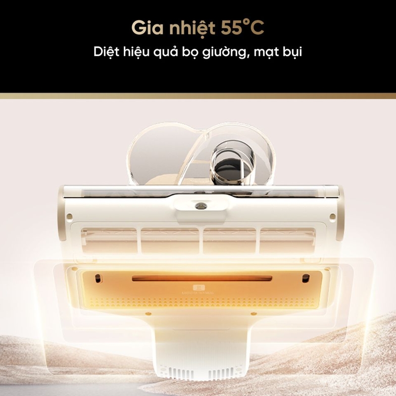 Công nghệ gia nhiệt diệt sạch bọ giường trên Dreame D20 Pro