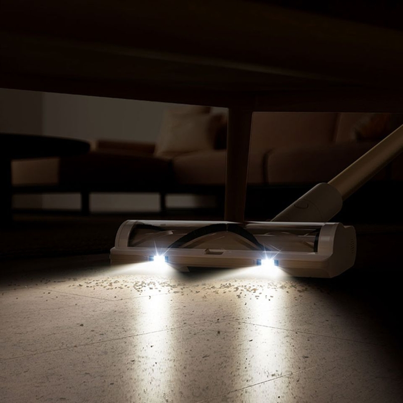 Dreame R10 trang bị đèn LED hỗ trợ làm sạch
