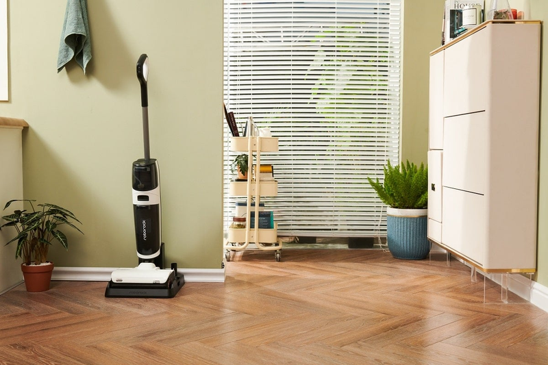 M&aacute;y h&uacute;t bụi lau nh&agrave; b&aacute;o lỗi pin 1