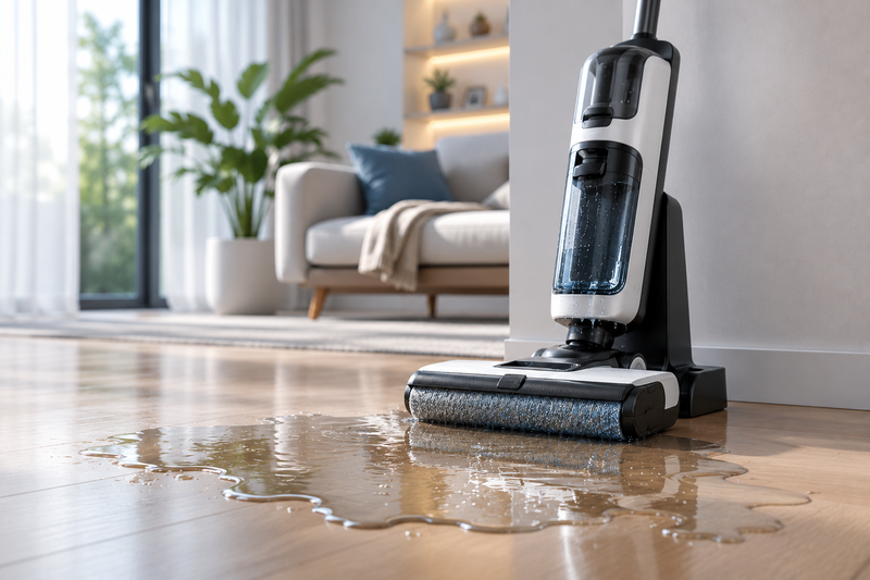M&aacute;y h&uacute;t bụi lau nh&agrave; bị chảy nước 1
