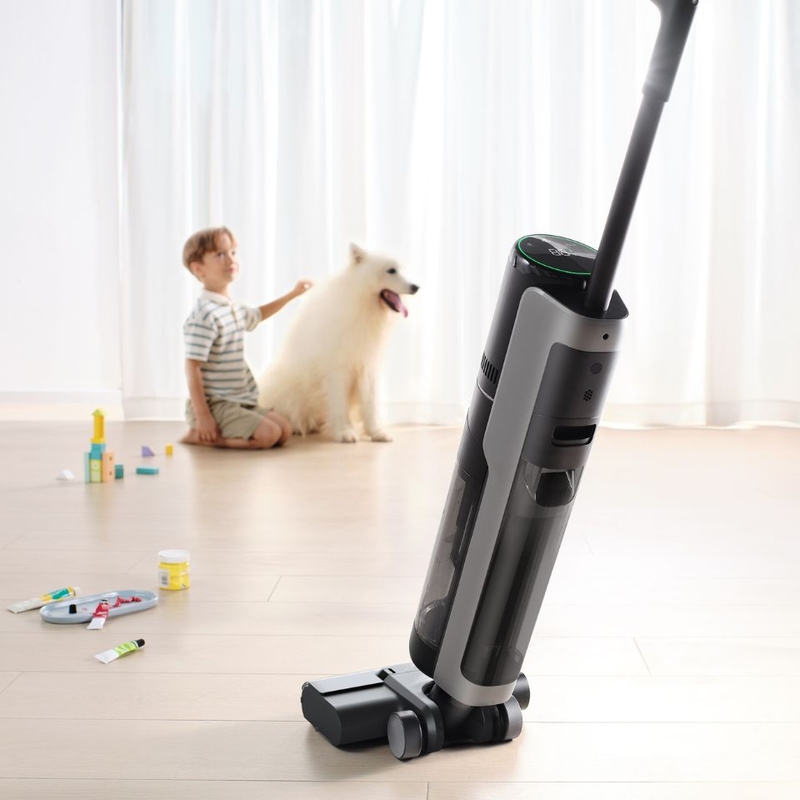 Dreame H12S AE tự động loại bỏ bụi bẩn khi vệ sinh