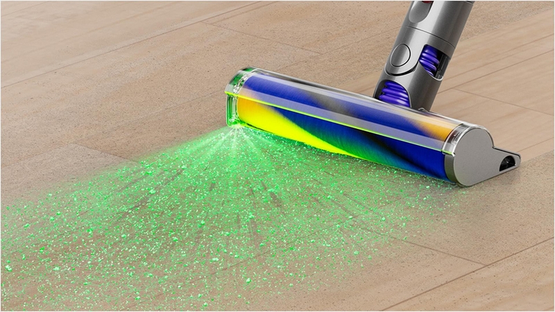 Máy hút bụi lau nhà Dyson V12s Detect Slim Submarine tích hợp đèn phát hiện bụi bẩn