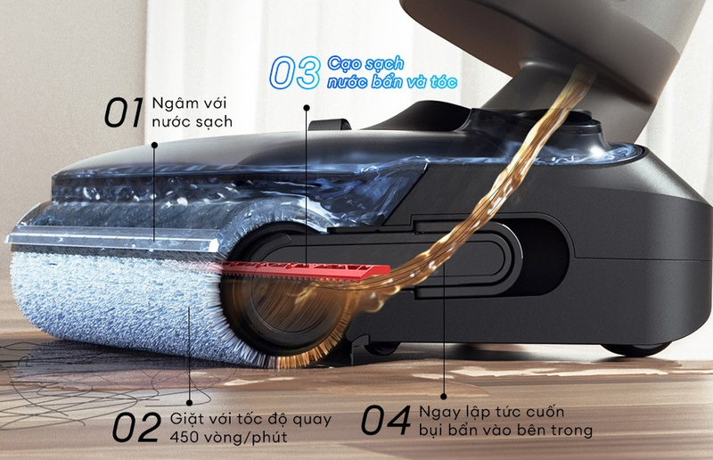 Máy hút bụi lau sàn Tineco Floor One i6 Stretch Plus II - hình 7