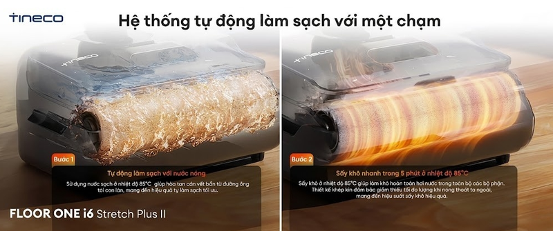 Máy hút bụi lau sàn Tineco Floor One i6 Stretch Plus II - hình 6
