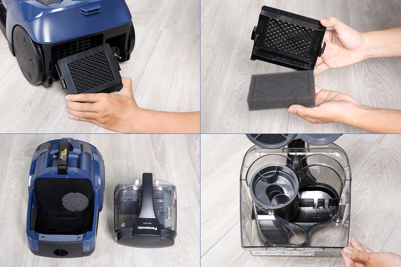 cach su dung may hut bui panasonic 1800w