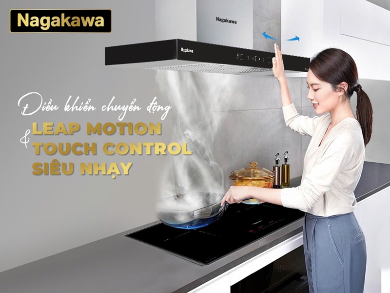 Nagakawa NKKH01M70 tích hợp bảng điều khiển cảm ứng hiện đại