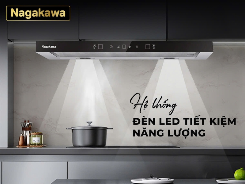 Nagakawa NKKH01M70 trang bị đèn LED tiện lợi