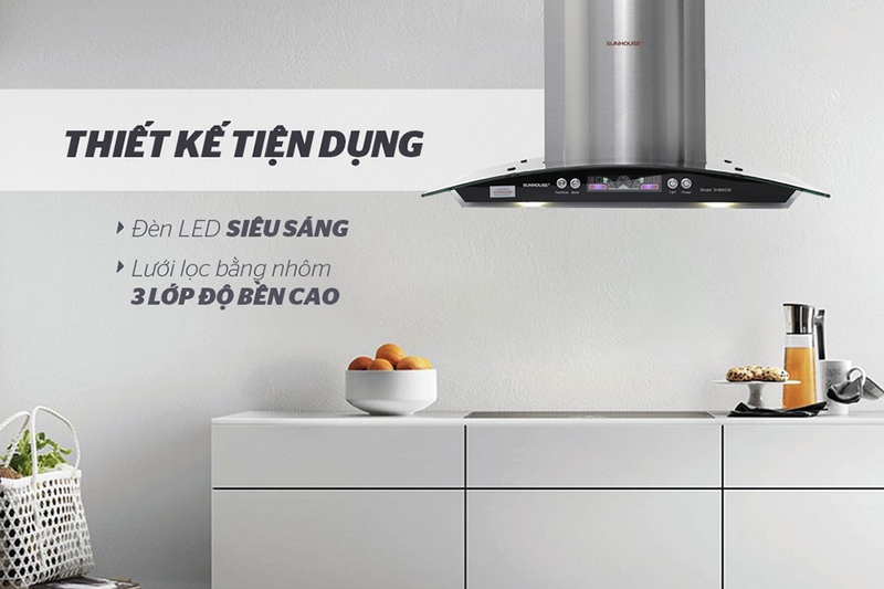 Máy hút mùi Sunhouse SHB6626 (hình 4)