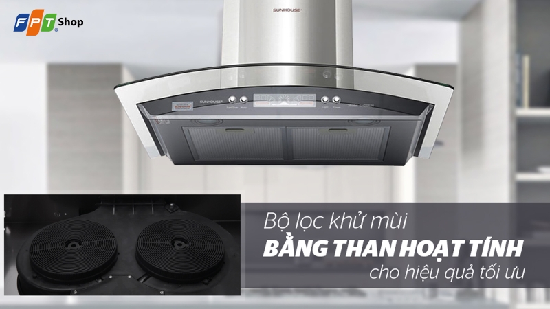 may hut mui kinh cong sunhouse shb6626