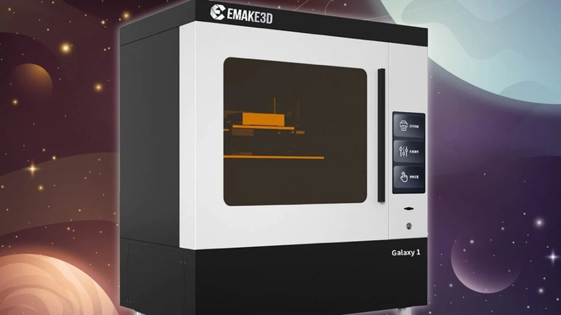 Máy in 3D khổ lớn Resin EMAKE3D Galaxy có tuổi thọ lên đến 20000 giờ