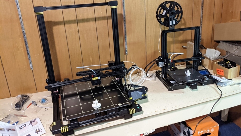 Máy in 3D ANYCUBIC Chiron thích hợp để tạo ra vật thể 3D bằng PLA, ABS, HIP, TPU,...