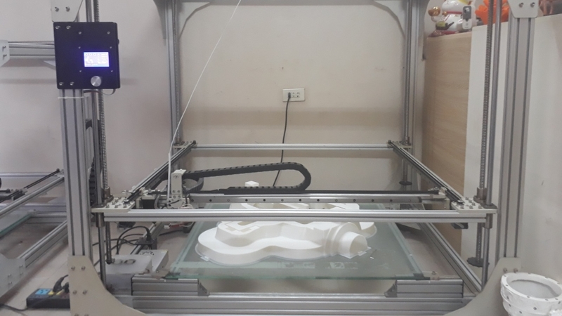 Máy in 3D VHC Extreme có khả năng tự lưu trạng thái in khi mất điện và báo hết nhựa