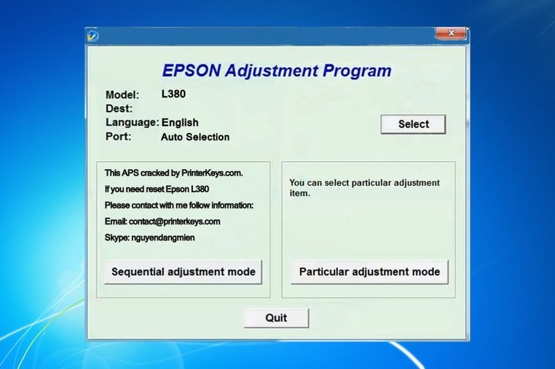 máy in Epson L310 báo lỗi kẹt giấy 8