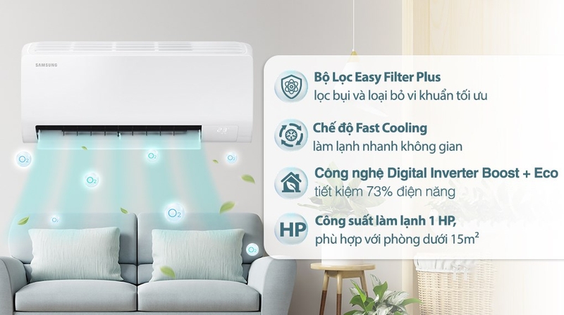 may lanh samsung inverter 1 hp 9000 btu ar10dyhzawknsv