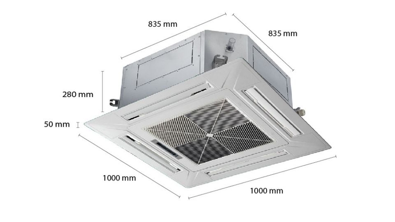 Máy lạnh âm trần 5HP là gì?