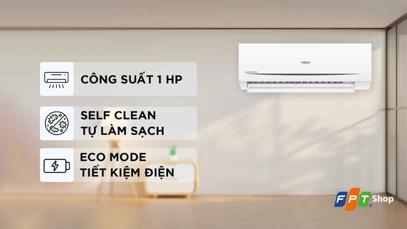 máy lạnh Aqua 1HP hình 1