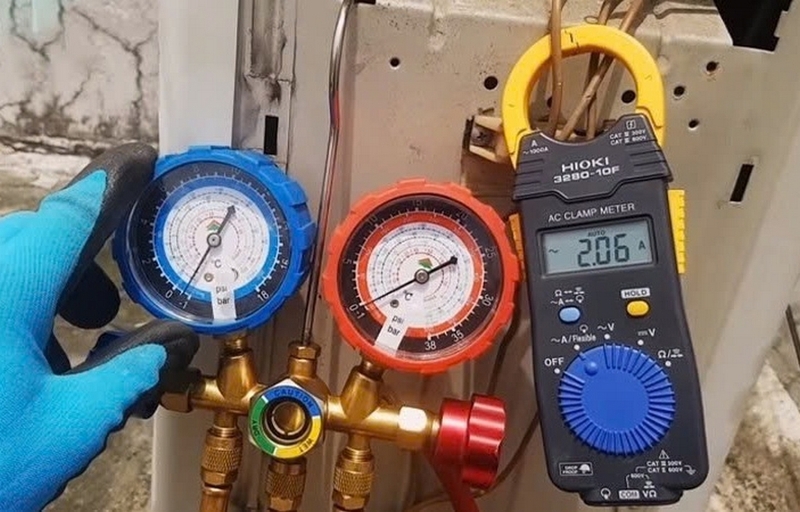 máy lạnh bị chớp đèn vàng ảnh 2