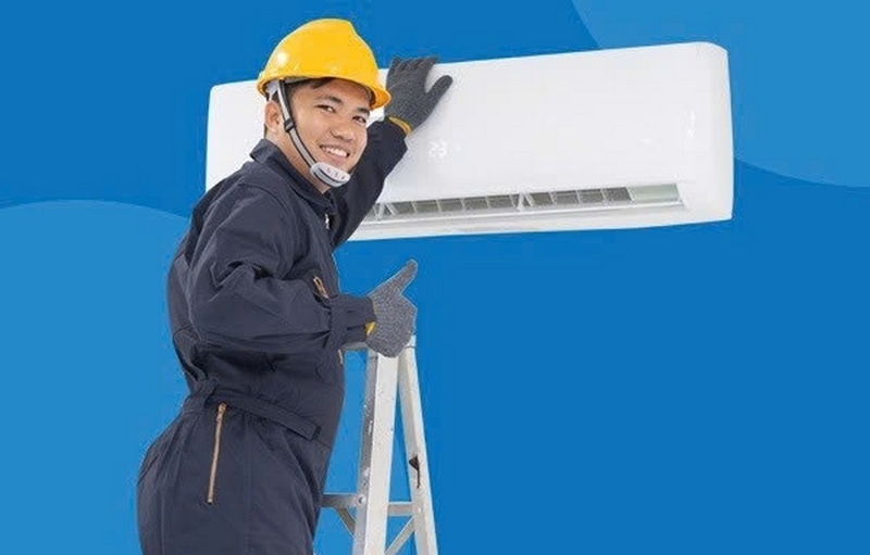 máy lạnh bị đọng nước phía trong ảnh 9