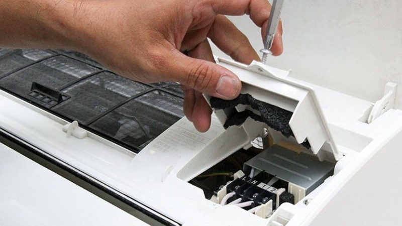 Lắp đặt máy lạnh sai quy cách