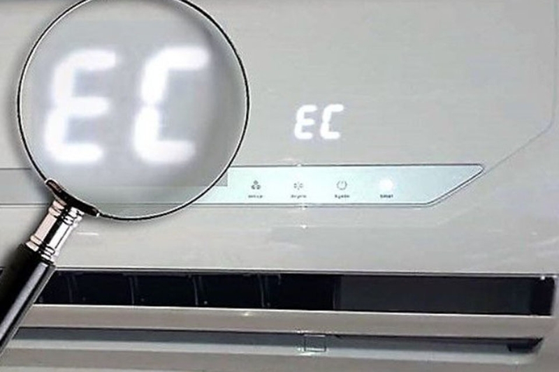 Máy lạnh Casper báo lỗi EC 9