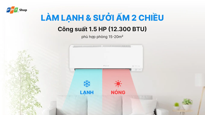 máy lạnh có sưởi ấm ảnh 9
