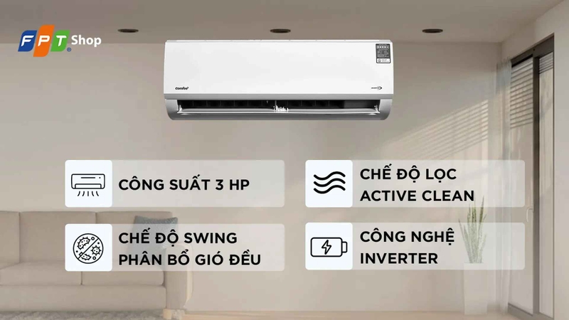 máy lạnh Comfee 3HP hình 4