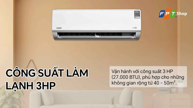máy lạnh Comfee 3HP hình 6