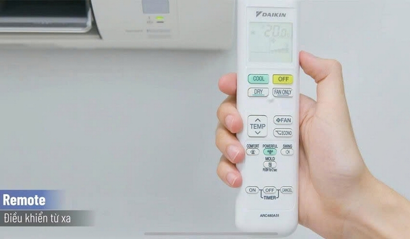 máy lạnh Daikin không nhận remote ảnh 2