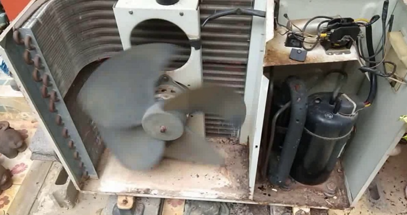 block dieu hoa bi nong