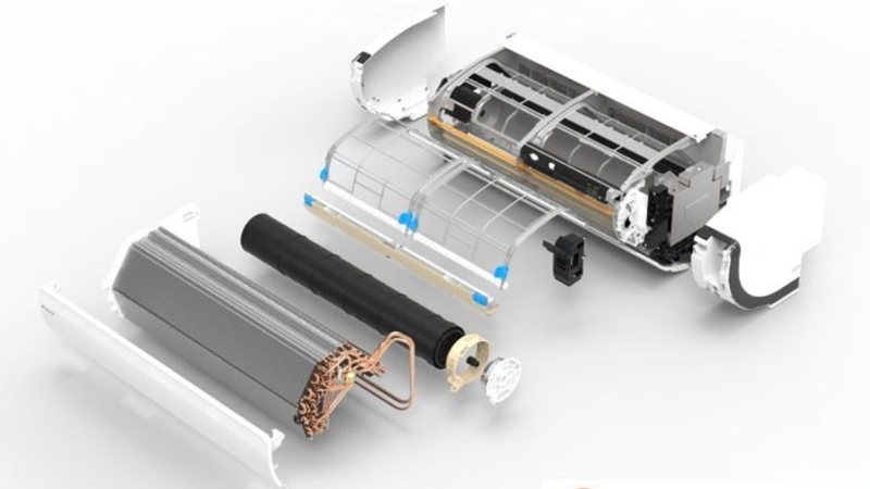 Vị trí và cấu tạo của quạt gió trong dàn lạnh máy lạnh