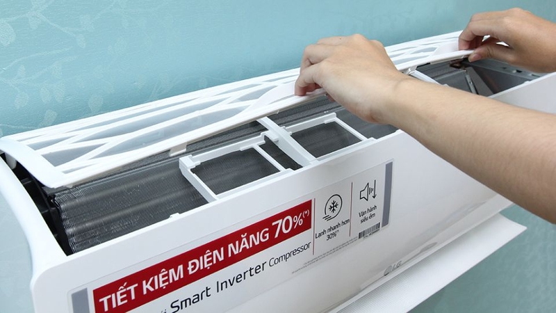 Vệ sinh và thay mới bộ lọc không khí