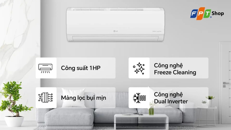 máy lạnh LG 1HP 4