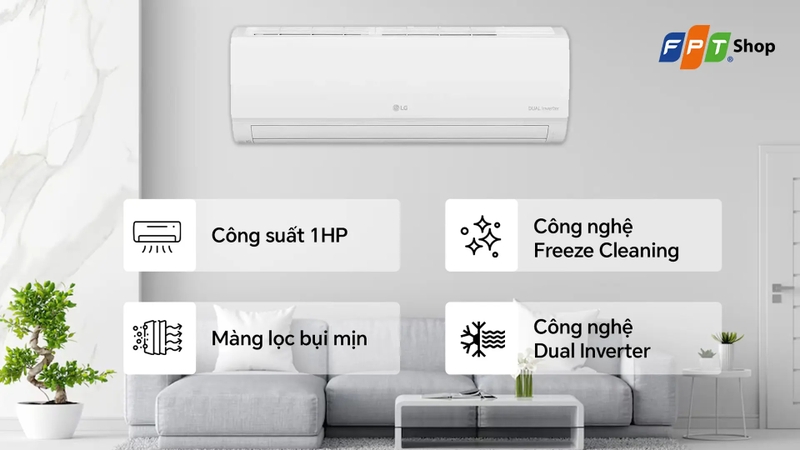máy lạnh LG IEC09G1 hình 1