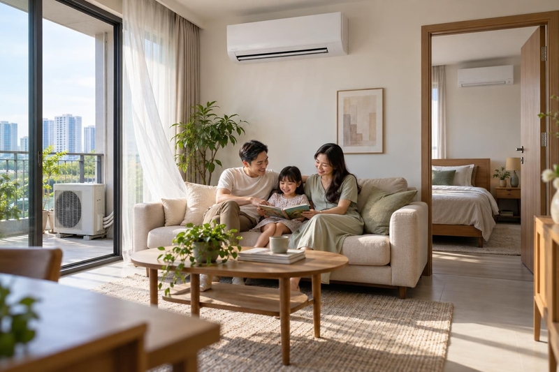 Máy lạnh multi tận dụng rất tốt hệ số phụ tải không đồng thời