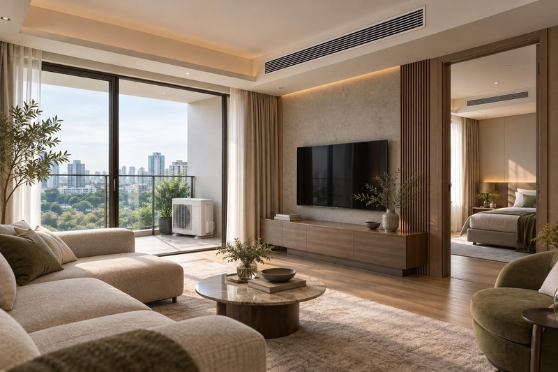 Điểm cộng lớn nhất của máy lạnh multi là khả năng tiết kiệm không gian lắp đặt