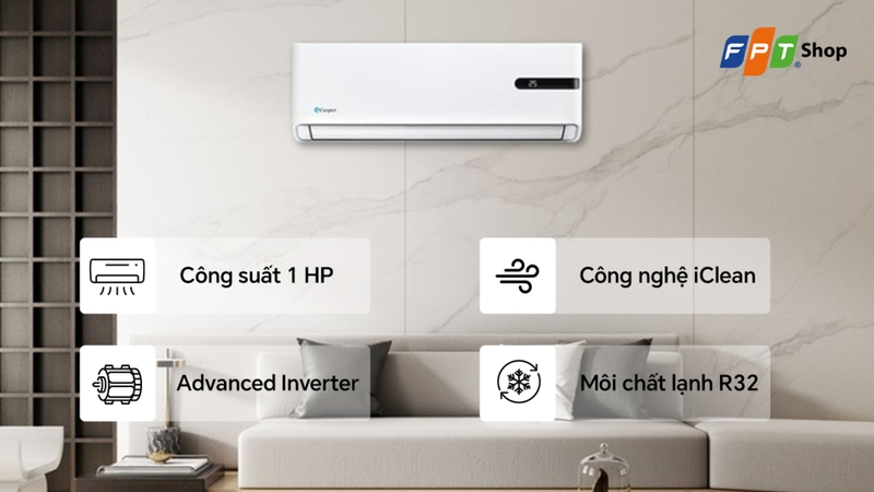 Máy lạnh Casper ProAir Inverter 1 HP GC-09IB36