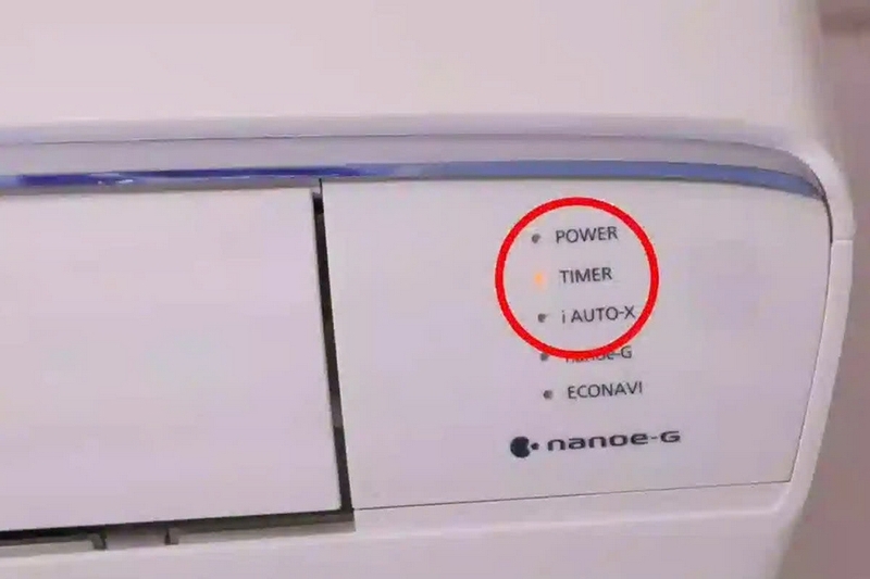 Máy lạnh Panasonic chớp đèn đỏ ảnh 1