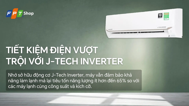 máy lạnh Sharp 1.5HP Inverter 2