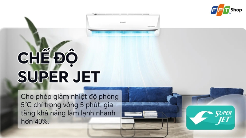 máy lạnh Sharp 1.5HP Inverter 6