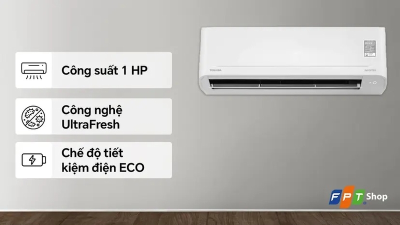 Máy lạnh Toshiba 1 ngựa 6