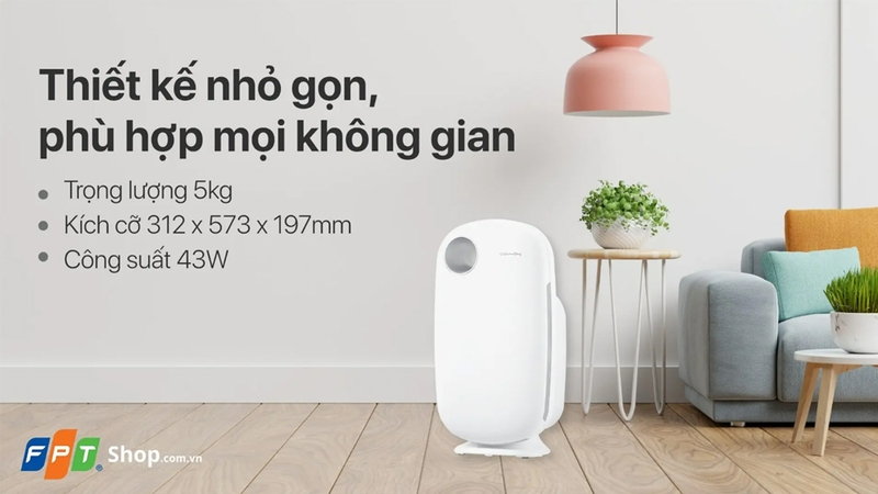 Chọn thiết bị nhỏ gọn khi phòng có diện tích hạn chế