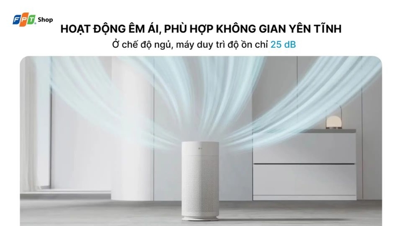 Máy lọc không khí hút lông chó mèo 3