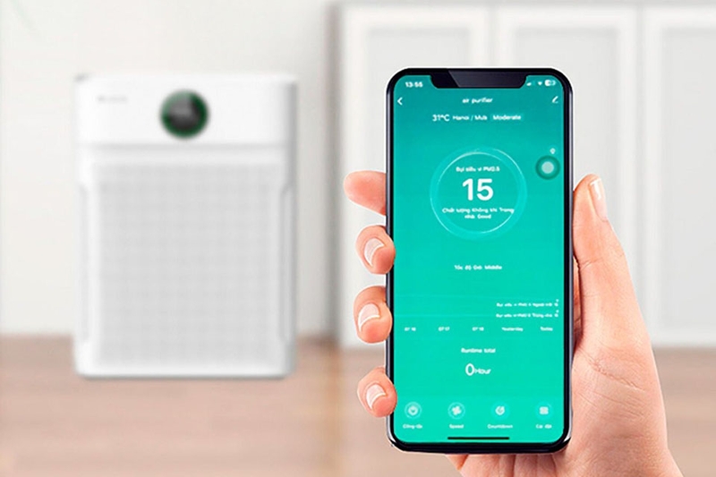 Máy lọc không khí Lumias Bulma kết nối và điều khiển dễ dàng