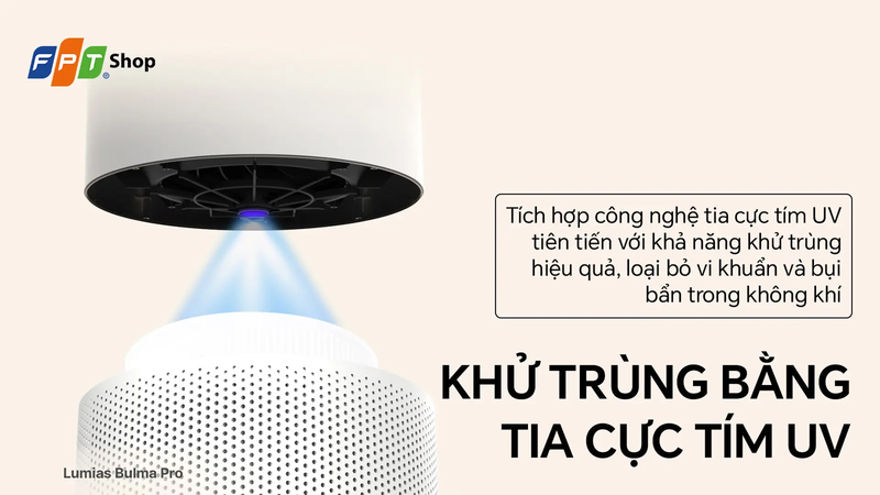 Khử khuẩn bằng c&ocirc;ng nghệ tia UV