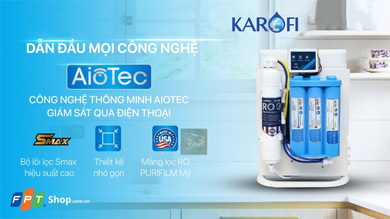 m&aacute;y lọc nước &acirc;m tủ bếp Karofi (ảnh 3)